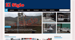 Desktop Screenshot of diarioelsiglo.com