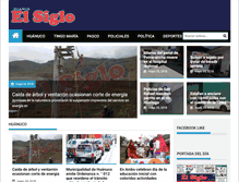 Tablet Screenshot of diarioelsiglo.com